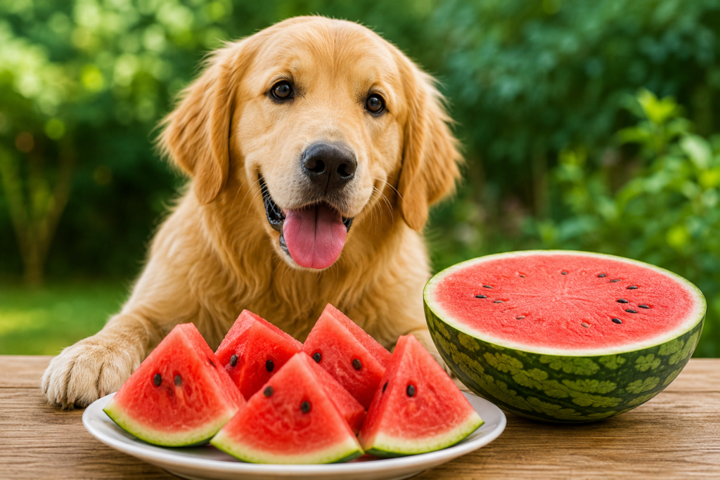 Cachorro pode comer melancia como petisco saudável e refrescante 🍉🐶