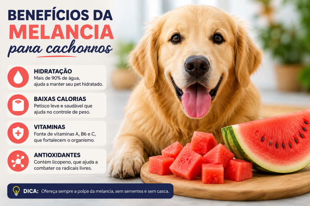 Como oferecer melancia ao cachorro de forma segura sem sementes e sem casca 🍉🐶